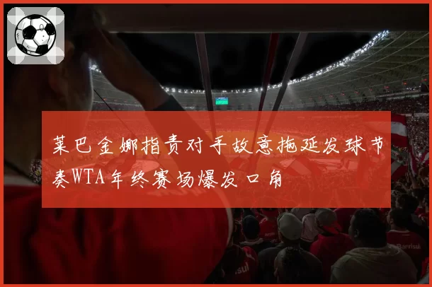 莱巴金娜指责对手故意拖延发球节奏WTA年终赛场爆发口角