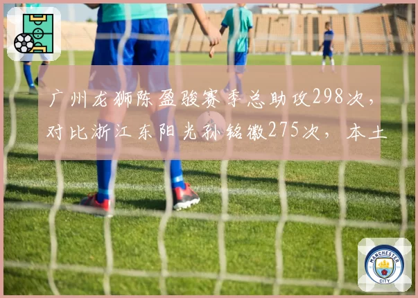 广州龙狮陈盈骏赛季总助攻298次，对比浙江东阳光孙铭徽275次，本土控卫助攻王之争